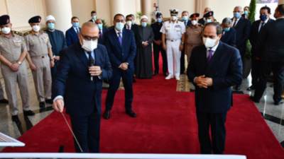 كواليس زيارة الرئيس السيسي لمدينة الفنون في«العلمين الجديدة»