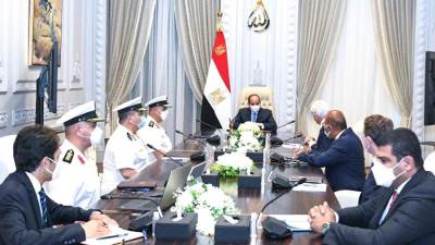 تفاصيل مباحثات الرئيس السيسي ومالك مجموعات لورسن الألمانية للصناعات البحرية