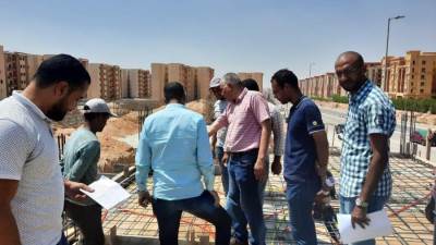 كواليس جولة «مسئولي أكتوبر الجديدة» لتفقد وحدات«سكن لكل المصريين»
