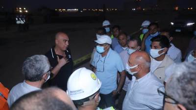 كواليس جولة وزير النقل التفقدية لمتابعة أعمال تطوير ميناء العين السخنة..(صور)