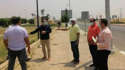 تفاصيل جولة «مسئولي الإسكان» لأعمال التجميل الجارية بالواجهة الغربية مدينة الشروق
