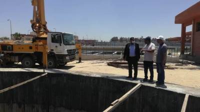 آخر مستجدات محطة رفع مياه الصرف بالنوبارية الجديدة