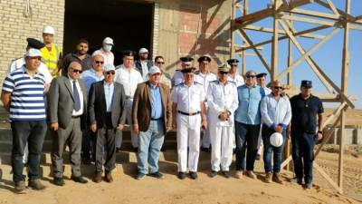 إنشاء نقطة أمنية ومركز شرطي متكامل بالمغرة 