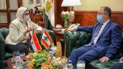 كواليس مباحثات وزيرة الصحة والسفير اللبناني لدى مصر لتعزيز التعاون المشترك