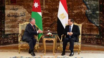 كواليس جلسة المباحثات الثنائية بين الرئيس السيسي والعاهل الأردني