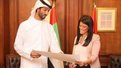 كواليس مباحثات «المشاط» مع وزير الاقتصاد الإماراتي لتعزيز العلاقات بين البلدين