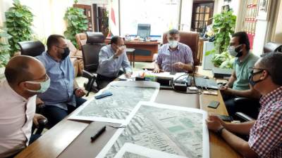 كواليس متابعة رئيس جهاز 6 أكتوبر لسير العمل بمشروع المونوريل