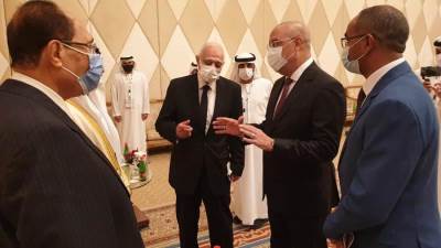 كواليس مشاركة وزير الإسكان بالمنتدى العربي الخامس للمياه بدبي