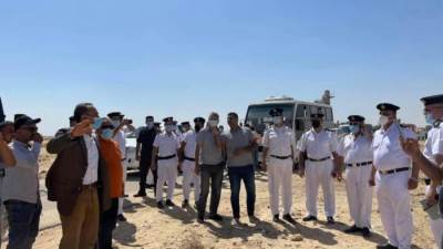 عبد الوهاب صميدة يقود حملة لإزالة تعديات على 59 فدانًا بالفيوم الجديدة