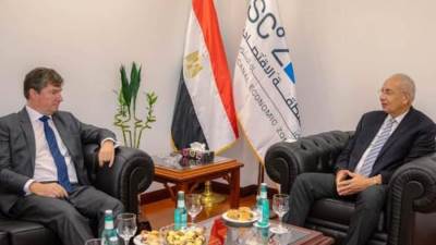 «اقتصادية قناة السويس» تستقبل السفير البلجيكي لبحث الفرص الاستثمارية