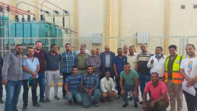 تشغيل محطة محولات كهرباء قنا الجديدة بجهد 66/22 ك.ف (صور)