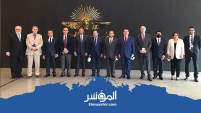 المتحف القومي للحضارة يستقبل وفداً من سفراء دول أمريكا اللاتينية بالقاهرة (صور)