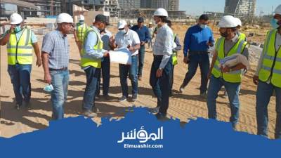 مسئولو «الإسكان» يتابعون سير العمل بمشروع الحدائق المركزية «كابيتال بارك»