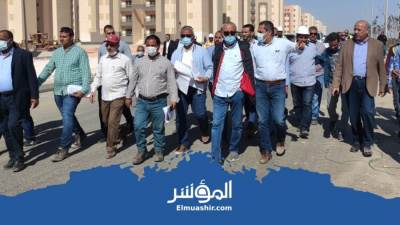 مسئولو «الإسكان» في جولة موسعة بمشروعات مدينة ناصر الجديدة  (صور)