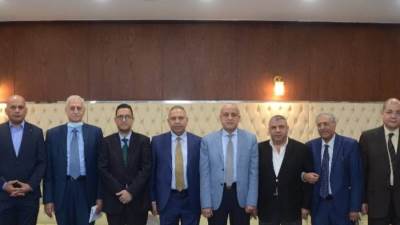 مسئولو هيئة المجتمعات يعرضون على وفد عراقي التجربة العمرانية