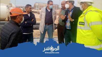 خالد عباس يتفقد مشروعات مدينة العلمين الجديدة