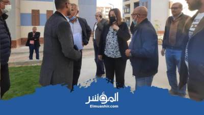 مي عبد الحميد تتفقد وحدات سكن لكل المصريين بأكتوبر الجديدة