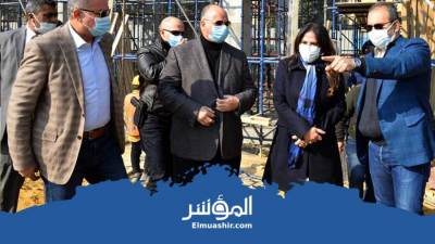 مساعد أول رئيس الوزراء تتفقدأعمال تطوير حدائق الفسطاط