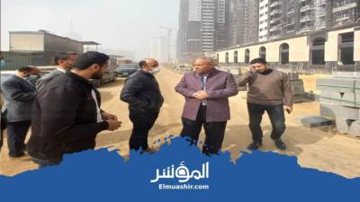 كمال بهجات يتابع سير العمل بمشروع تطوير مثلث ماسبيرو