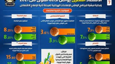 الوزراء: الاقتصاد المصري يواصل أداءه القوي في ٢٠٢١