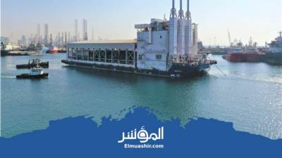 «ماتيتو» تنتهي من تنفيذ وتشغيل أكبر محطة عائمة لتحلية المياه