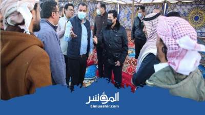 أشرف صبحي يتفقد معسكر الرياضة بمدينتى دهب وسانت كاترين