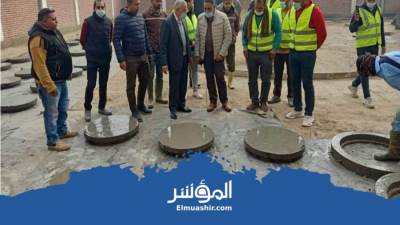 «مياه القليوبية»: تصنيع أغطية البلاعات من الخرسانه المسلحه لمواجهة سرقتها