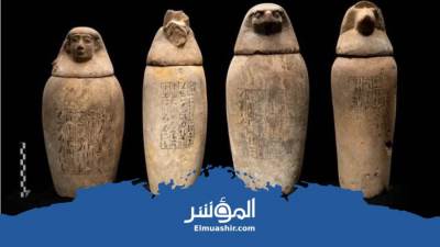 الكشف عن خبيئة لمواد التحنيط في أبو صير