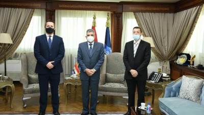 الفريق أسامة ربيع يبحث سبل التعاون المشترك مع المكتب الأمريكي للملاحة ABS