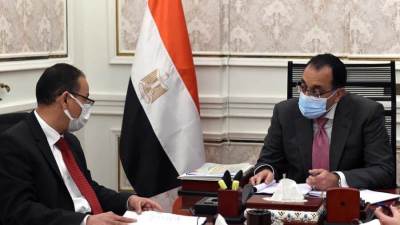 رئيس الوزراء يلتقي رئيس هيئة الرقابة المالية 