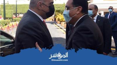 مدبولي يستقبل رئيس الوزراء الأردني بمقر مجلس الوزراء