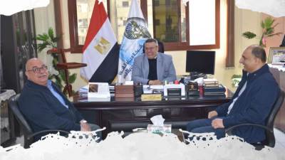 الوكالة الامريكية للتنمية الدولية تزور محطة مياه الهنادي والخط الناقل بالأقصر