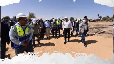 «رسلان» يتفقد عددا من مشروعات المياه والصرف بحياة كريمة بأسوان 