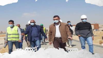 «طلعت والشربيني» يتفقدان سير العمل بالحدائق المركزية بالعاصمة الإدارية الجديدة