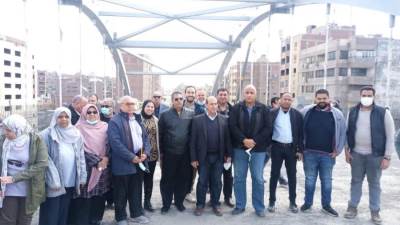 رئيس الجهاز المركزي للتعمير يتفقد أعمال محور كمال عامر