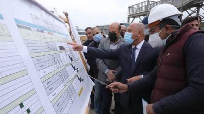 وزير النقل يتفقد أعمال إنشاء وتوسعة كباري طريق "القاهرة/ الإسكندرية" الصحراوي