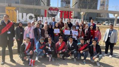 جهاز العاصمة الإدارية يستقبل زيارة لوفد طلابي من محافظة أسيوط 