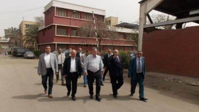 وزير قطاع الأعمال العام يتفقد مستجدات تطوير شركة الدلتا للصلب 