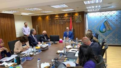 نائب وزير الإسكان يتابع الموقف التنفيذي لمشروعات الصرف الصحي في الريف