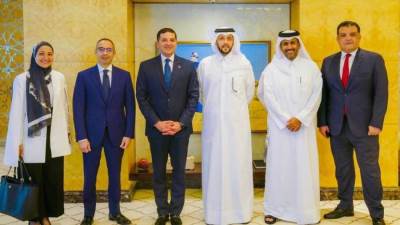 نشاط مكثف ولقاءات متعددة للرئيس التنفيذي للهيئة العامة للاستثمار في قطر