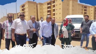 «ممدوح» و«بهجات» يتفقدان مشروعات الإسكان بمدينتي بورسعيد والإسماعيلية الجديدتين
