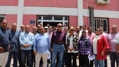 جولة تفقدية لقيادات هيئة المجتعمات العمرانية بمدينة السادات