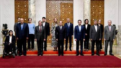 الرئيس يستقبل وزراء دول منتدى غاز شرق المتوسط