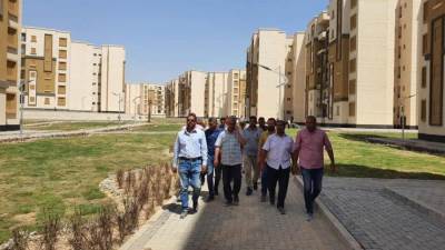 جولات ميدانية لمسئولي جهاز العبور الجديدة بالمشروعات السكنية والمرافق