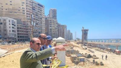"رئيس الجهاز المركزي للتعمير" يتفقد مشروع نفق وكباري شارع 45 بالإسكندرية 