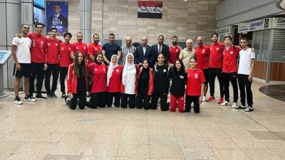 حقق ١٣ ميدالية ببطولة أفريقيا.. استقبال رسمي لمنتخب التايكوندو بمطار القاهرة 