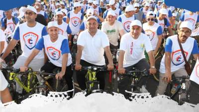 «مارثون الدرجات».. جهاز السادات يحتفل بمرور 44 عامًا على إنشاء المدينة