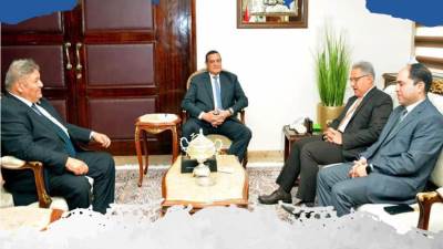 تفاصيل لقاء هشام آمنة بوفد لجنة الإدارة المحلية بمجلس النواب