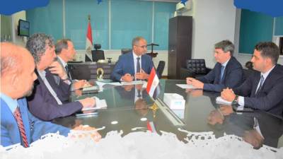 على إسماعيل يبحث مع ممثلي «الاستثمار الأوروبي» موقف مشروعات المياه والصرف 