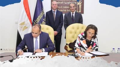 وزير الاتصالات يشهد توقيع اتفاقيتى تعاون مع شركة تيراداتا مصر